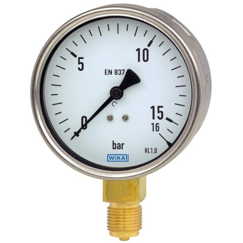 Bourdon tube pressure gauge