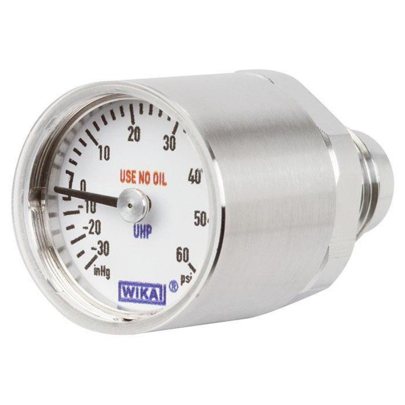 Mini diaphragm pressure gauge