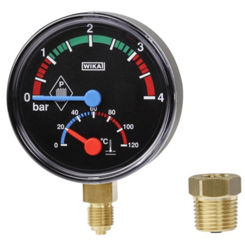 Bimetal thermomanometer Eco